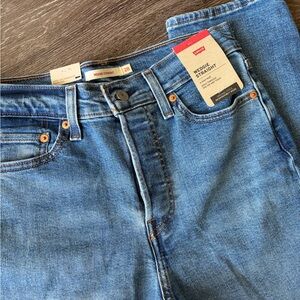 Levi's Wedge Straight Ankle Women's Blue Jeans